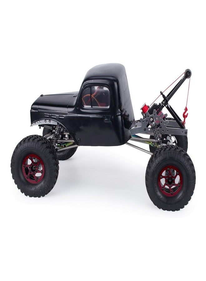 VNUHV RC Serve Rescue Tow Truck Wrecker KIT DIY Tool for 1/10 RC Crawler Car Axial SCX10 TRX4 Capra D90 LCG Chassis Part (Black) - Image 4